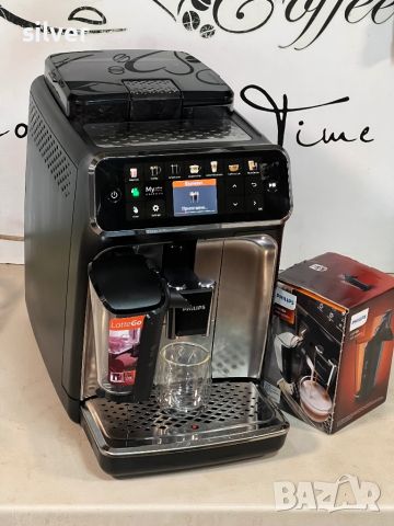 Кафемашина кафе автомат Philips 5447 Latte go с гаранция, снимка 3 - Кафемашини - 45664445