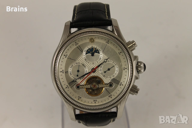 Немски Часовник RAOUL U. BRAUN Automatic 20 Jewels Лунна Фаза, снимка 2 - Мъжки - 53824787