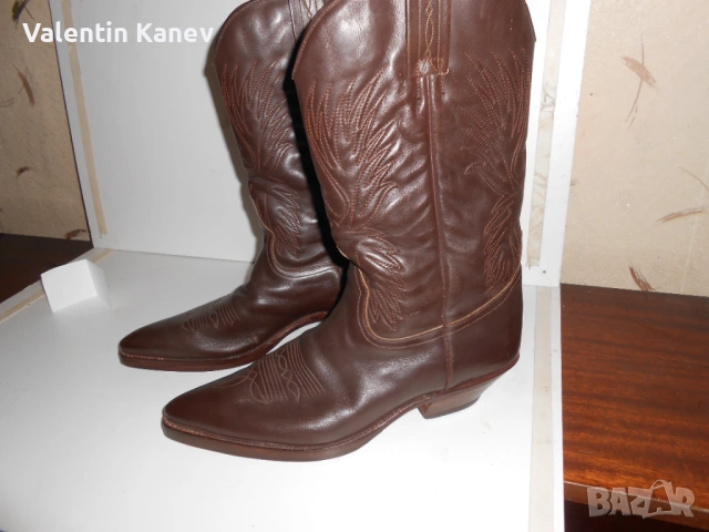 рокерски ботуши "Ton-mora" Spain екстра шпиц, снимка 2 - Мъжки ботуши - 53378742