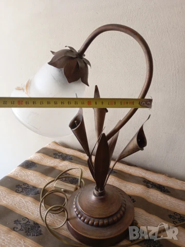 Настолна лампа арт деко, снимка 4 - Настолни лампи - 50933649