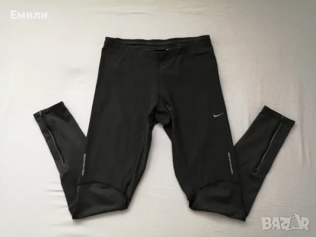 Nike Dri-FIT оригинален дамски клин в сив цвят р-р M, снимка 1 - Клинове - 47084457