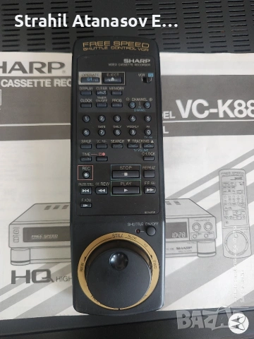 SHARP VC-K88 VHS Рекордер, снимка 9 - Плейъри, домашно кино, прожектори - 53598049