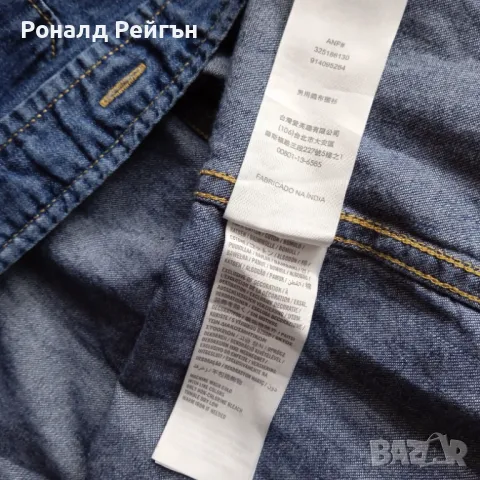 BLACK FRIDAY! HOLLISTER оригинална дънкова риза Холистър М размер denim shirt, снимка 7 - Ризи - 48122831