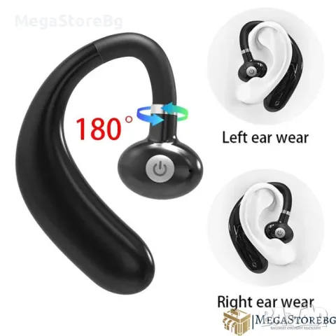 Слушалка безжична, Bluetooth, Handsfree USB, до 20 м. 163, снимка 2 - Аксесоари и консумативи - 47509903