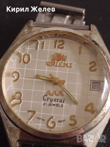 Унисекс часовник ORIENT AAA CRISTAL 21 JEWELS JAPAN MOVT красив стилен 44897, снимка 4 - Дамски - 45382188