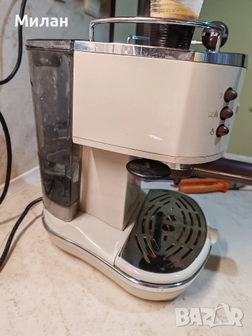 Кафемашина De'Longhi Icona Vintage ECOV 311, 1100W, бежова, снимка 3 - Кафемашини - 52704138