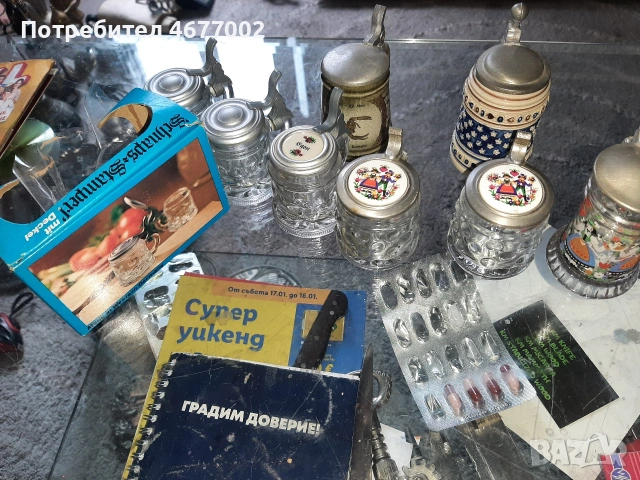 миниатюрни халби, снимка 3 - Антикварни и старинни предмети - 53301016