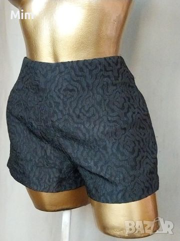 ZARA BASIC S Черни къси панталонки , снимка 5 - Къси панталони и бермуди - 45706741