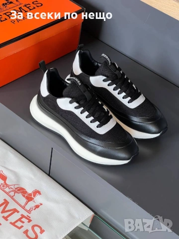 Hermes Мъжки Маратонки👟Мъжки Спортни Обувки Хермес - Налични Различни Цветове Код E1262, снимка 3 - Маратонки - 53755757