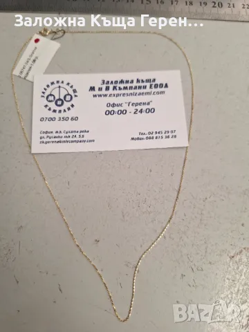 Златен синджир - 1,08 гр., снимка 1