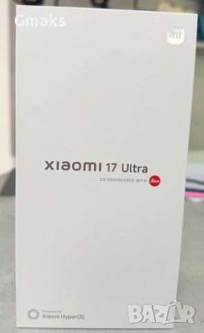 НОВ! Xiaomi 17 Ultra 512GB + 16GB RAM - Black 2 г. Гаранция, снимка 2 - Xiaomi - 54280236