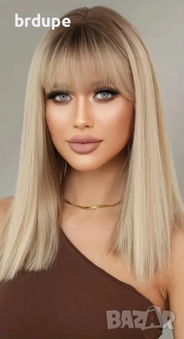 Руса омбре перука, снимка 3 - Аксесоари за коса - 51752415