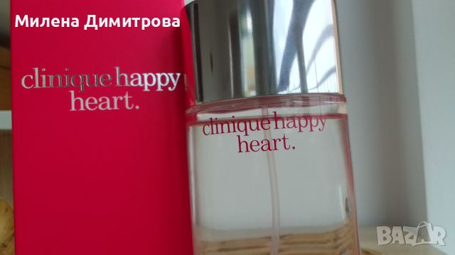 Оригинален Парфюмен спрей Clinique Happy Heart 100 ml, снимка 4 - Дамски парфюми - 45836483