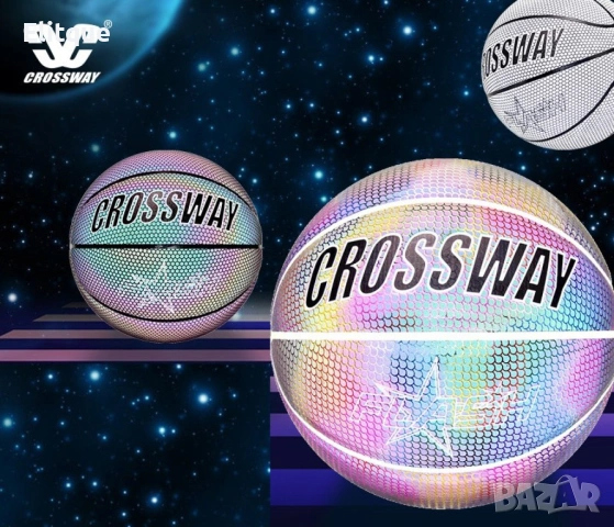 Баскетболна топка с холографна повърхност, снимка 12 - Баскетбол - 53397523