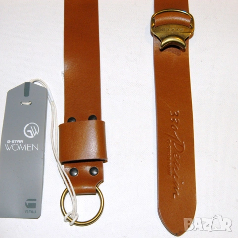 G-star оригинален колан от естествена кафява кожа