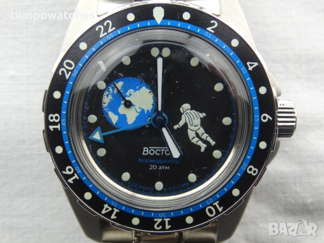 ВОСТОК АМФИБИЯ АВТОМАТИЧЕН ref: 14032Г - GMT - “КОСМОДАЙВЕР”- “ЗЕМЛЯНИН” 2 - ЛИМИТИРАН - 730 бр.