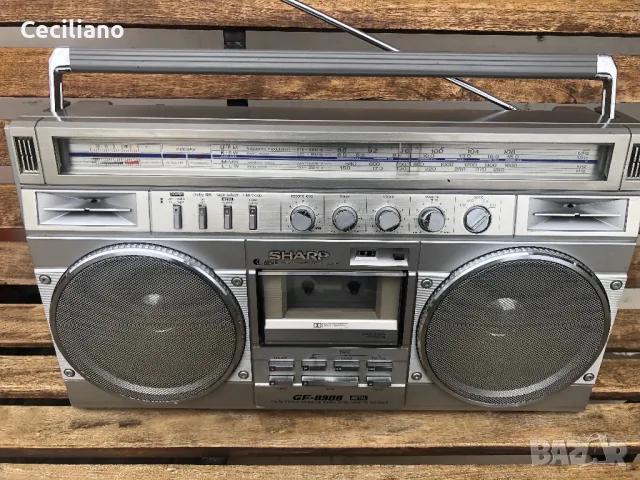SHARP GF 8989 H-като Нов-Колекционерски радиокасетофон! 
