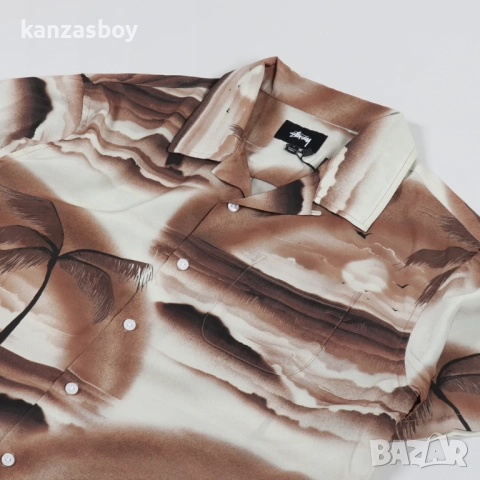Stussy Island Shirt - страхотна мъжка риза Л, снимка 3 - Ризи - 51571286