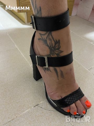 Сандали естествена кожа Bianki, снимка 3 - Дамски обувки на ток - 45767815