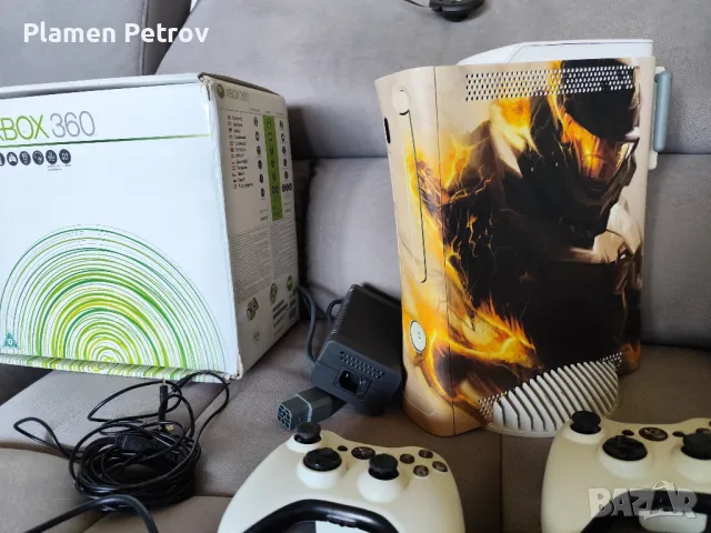 Xbox 360 custom skin Halo , снимка 4 - Xbox конзоли - 49586533