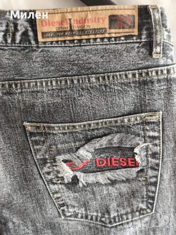 Diesel мъжки дънки W33 – оригинални, запазени, дизайнерски!, снимка 5 - Дънки - 51423822