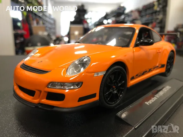 Mетална колекционерска количка WELLY PORSCHE 911 GT2 1:18 NEW, снимка 1 - Колекции - 47123211