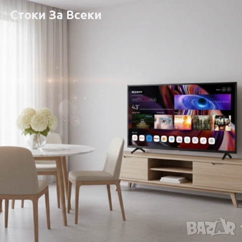 Sunny SN43FPRL-W02S - 43” Smart LED телевизор с WebOS