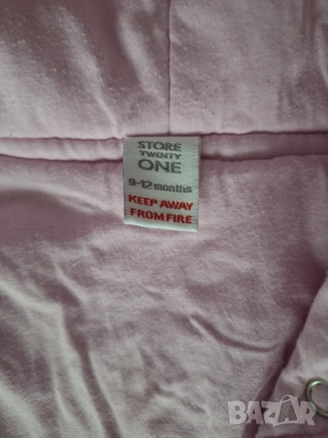 Плътен ромпър за бебе момиче. Размер 9-12м , снимка 2 - Бебешки ескимоси - 52572443