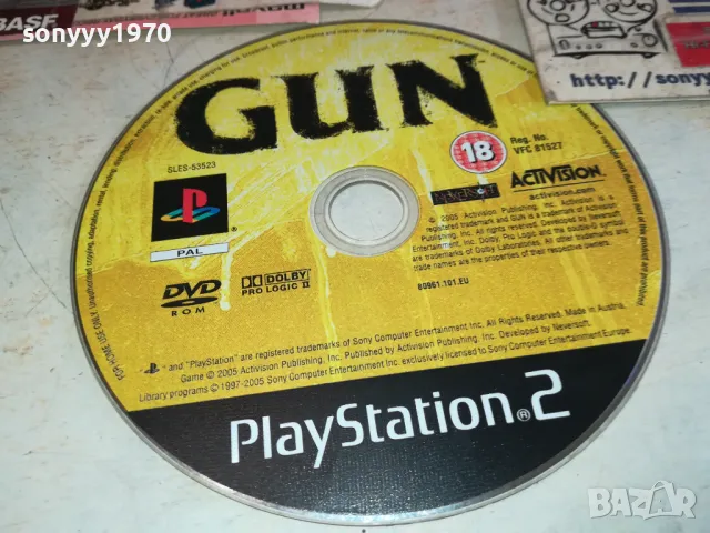 GUN PS2 GAME 1402251345, снимка 2 - Игри за PlayStation - 49127015