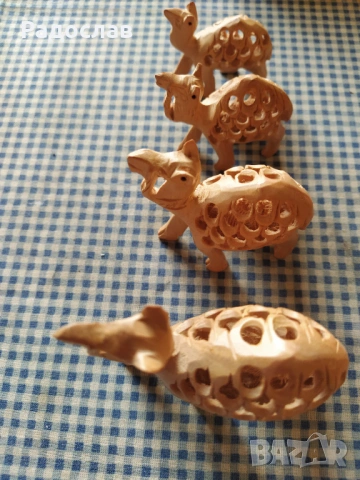 дървени фигурки Камила, снимка 6 - Декорация за дома - 54209486