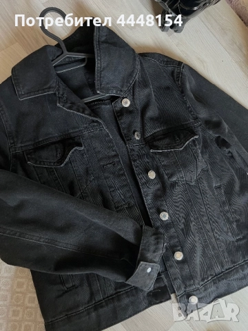 Черно дънково яке 