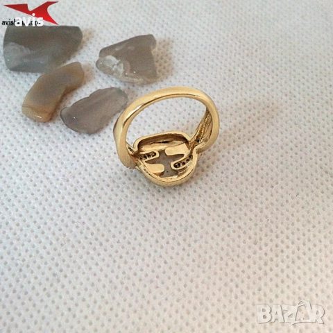 Пръстен с 14К златно покритие 224829, снимка 3 - Пръстени - 52904083