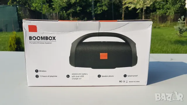 ТОП JBL boombox безжична bluetooth колонка спийкър USB Microsd колона, снимка 3 - Bluetooth тонколони - 47161091