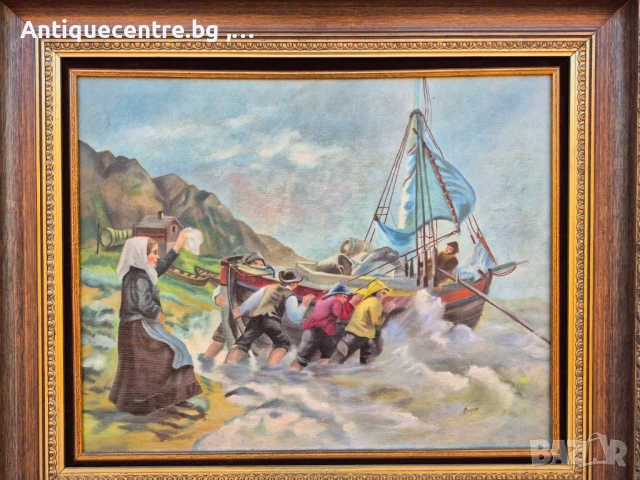 Морски пейзаж . , снимка 6 - Картини - 50556358