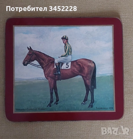 картинка върху дървена плоскост винтидж за ценители 