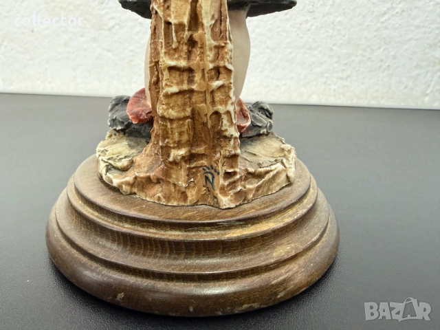 Италианска фигура на Джузепе Армани - „Пеещото момче“ №7959, снимка 7 - Колекции - 53838527