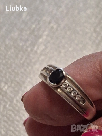 Красиви сребърни пръстени с камъни, снимка 2 - Пръстени - 54086471