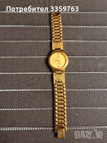 ⌚ POLO CLUB HELLEN SWISS – 24K GOLD PLATED – SAPPHIRE CRYSTAL – ЕЛЕГАНТЕН ВИНТИДЖ ЧАСОВНИК, снимка 3 - Дамски - 54098414