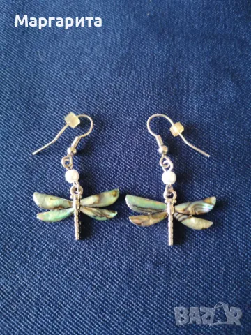 Висулка феникс, обеци водно конче, снимка 3 - Обеци - 50035962