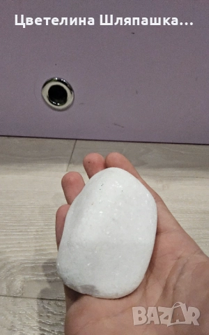 Бял камък украса , снимка 2 - Други - 52939721
