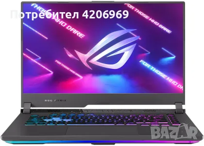 Лаптоп Asus ROG Strix G15 G513RC-HN089, 15.6" IPS FHD (1920x1080), AMD Ryzen 7 6800H, 16GB DDR5, 1TB, снимка 1 - Лаптопи за игри - 47037977