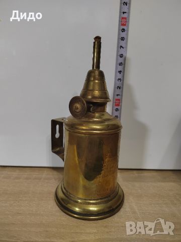 Стара месингова лампа., снимка 3 - Антикварни и старинни предмети - 45178658