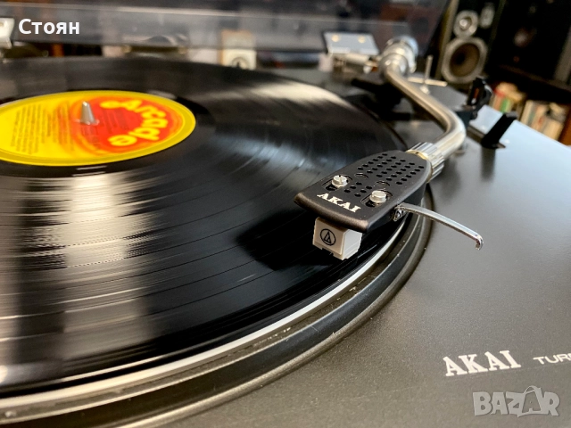 Vintage грамофон Akai, снимка 7 - Грамофони - 52076014