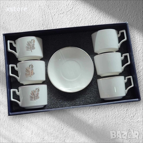 Луксозен олекотен порцеланов комплект от 12 части, за вашия изискан стил , снимка 5 - Чаши - 52712571