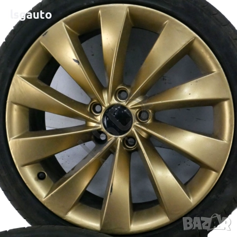 Алуминиеви джанти 5x112 с гуми R18 Volkswagen Scirocco III 2008-2017 ID:149257, снимка 4 - Гуми и джанти - 51612563