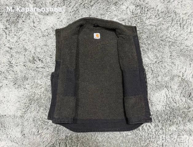 Carhartt Relaxed Fit Washed Duck Sherpa, Размер L, снимка 3 - Други - 53215453
