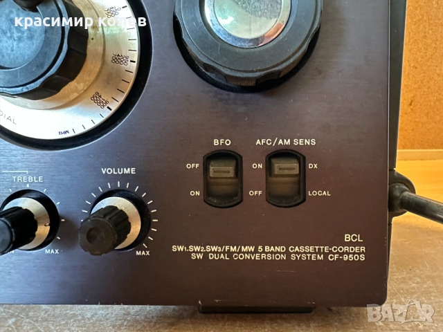 радиокасетофон " SONY CF-950S", снимка 3 - Ресийвъри, усилватели, смесителни пултове - 53259351