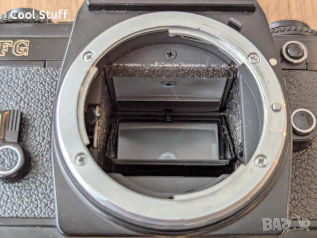 Фотоапарат Nikon FG с обектив МС ГЕЛИOC-81 Н 2/50 , снимка 6 - Фотоапарати - 51163962