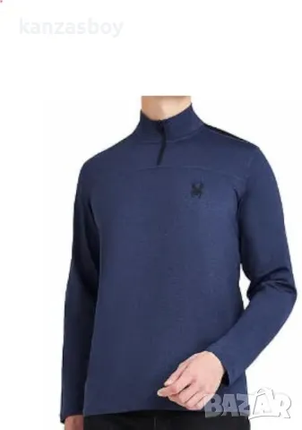 Spyder Active Men's Performance Quarter Zip - страхотна мъжка блуза КАТО НОВА Л, снимка 1 - Спортни дрехи, екипи - 48708342