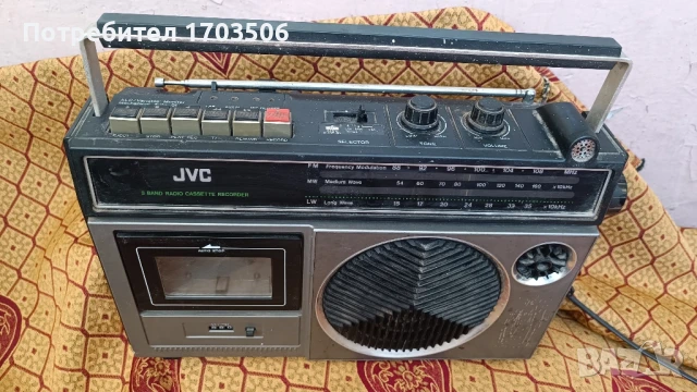 JVC Ретро касетофон 
